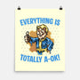 Everything Is Totally Ok-None-Matte-Poster-glitchygorilla