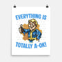 Everything Is Totally Ok-None-Matte-Poster-glitchygorilla