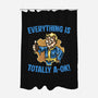 Everything Is Totally Ok-None-Polyester-Shower Curtain-glitchygorilla