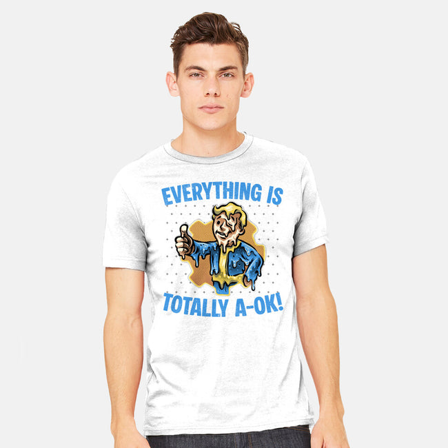 Everything Is Totally Ok-Mens-Heavyweight-Tee-glitchygorilla
