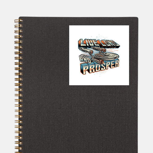 A Prosperous Journey-None-Glossy-Sticker-glitchygorilla