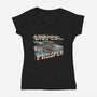 A Prosperous Journey-Womens-V-Neck-Tee-glitchygorilla