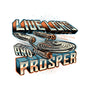 A Prosperous Journey-None-Adjustable Tote-Bag-glitchygorilla