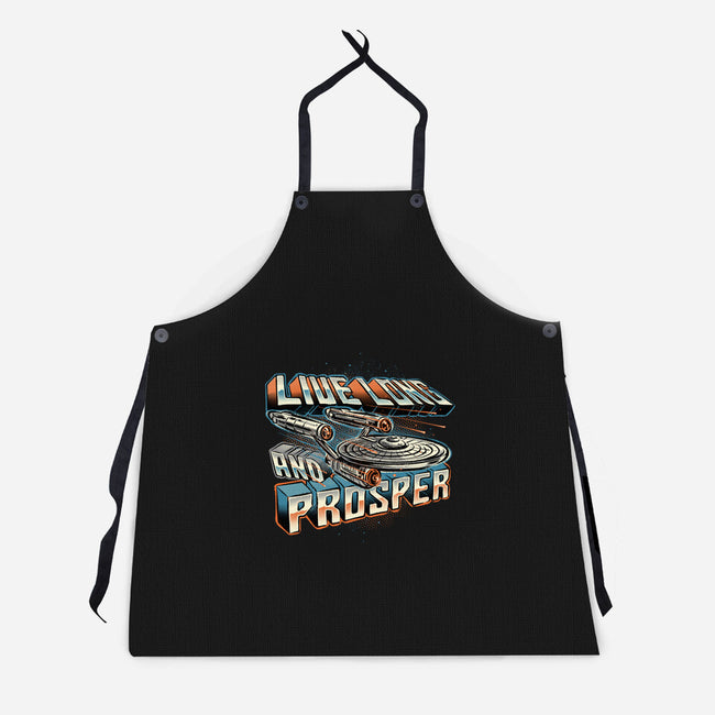 A Prosperous Journey-Unisex-Kitchen-Apron-glitchygorilla