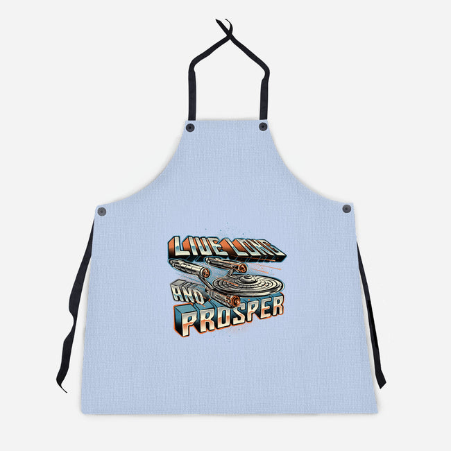 A Prosperous Journey-Unisex-Kitchen-Apron-glitchygorilla