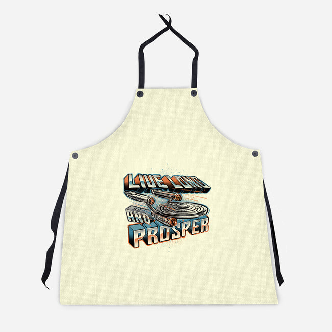 A Prosperous Journey-Unisex-Kitchen-Apron-glitchygorilla