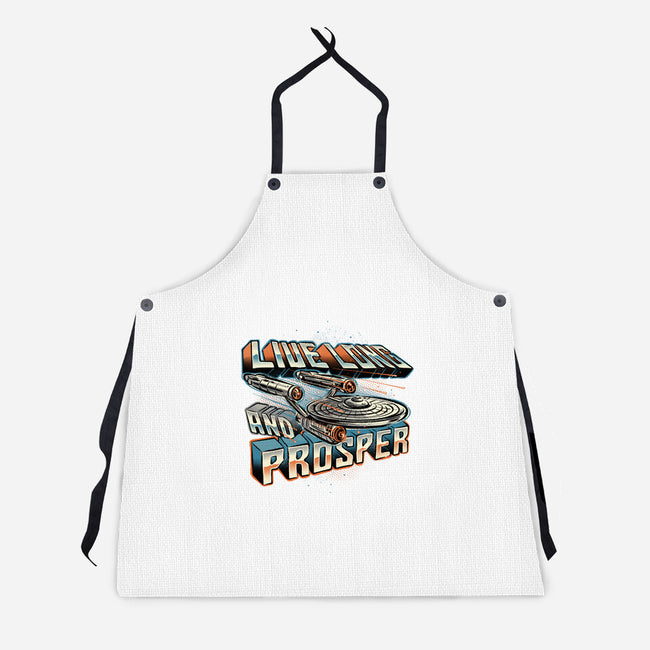 A Prosperous Journey-Unisex-Kitchen-Apron-glitchygorilla