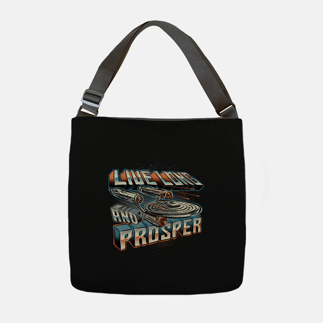 A Prosperous Journey-None-Adjustable Tote-Bag-glitchygorilla