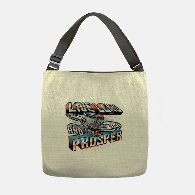 A Prosperous Journey-None-Adjustable Tote-Bag-glitchygorilla