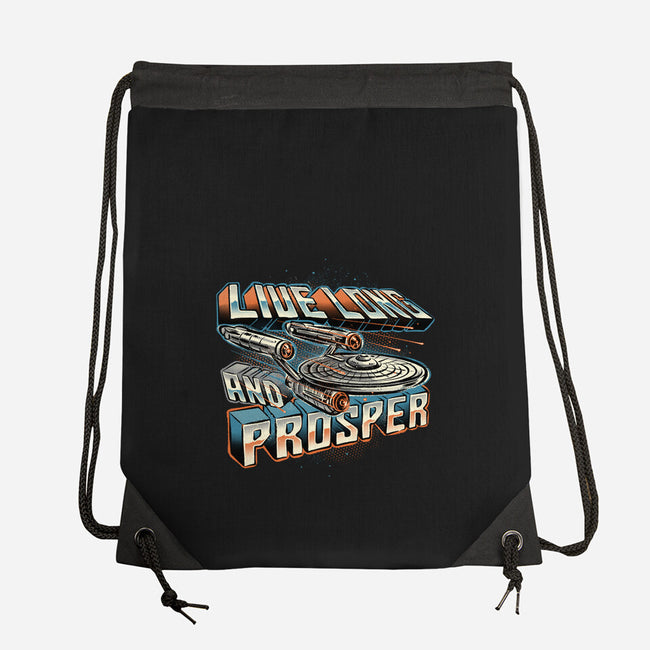 A Prosperous Journey-None-Drawstring-Bag-glitchygorilla