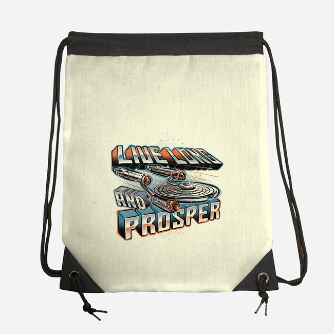 A Prosperous Journey-None-Drawstring-Bag-glitchygorilla