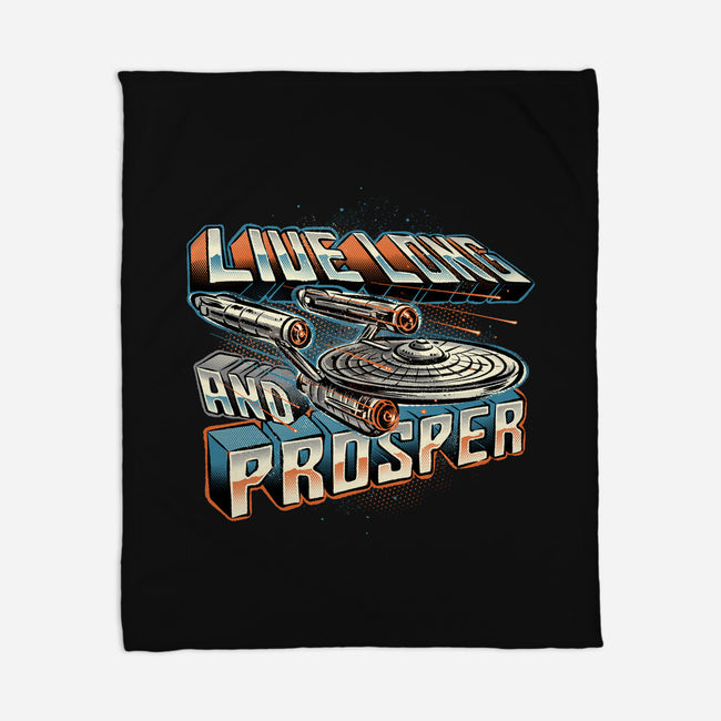 A Prosperous Journey-None-Fleece-Blanket-glitchygorilla