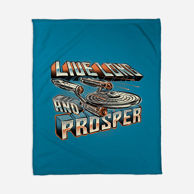 A Prosperous Journey-None-Fleece-Blanket-glitchygorilla