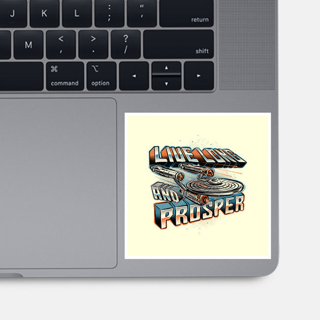 A Prosperous Journey-None-Glossy-Sticker-glitchygorilla