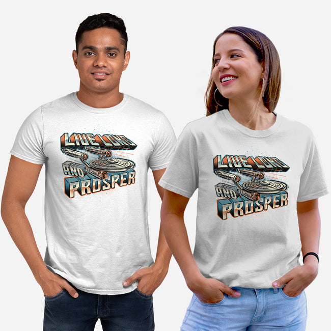 A Prosperous Journey-Unisex-Basic-Tee-glitchygorilla