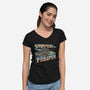 A Prosperous Journey-Womens-V-Neck-Tee-glitchygorilla