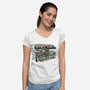A Prosperous Journey-Womens-V-Neck-Tee-glitchygorilla
