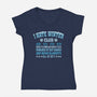 I Hate Winter Club-Womens-V-Neck-Tee-erion_designs