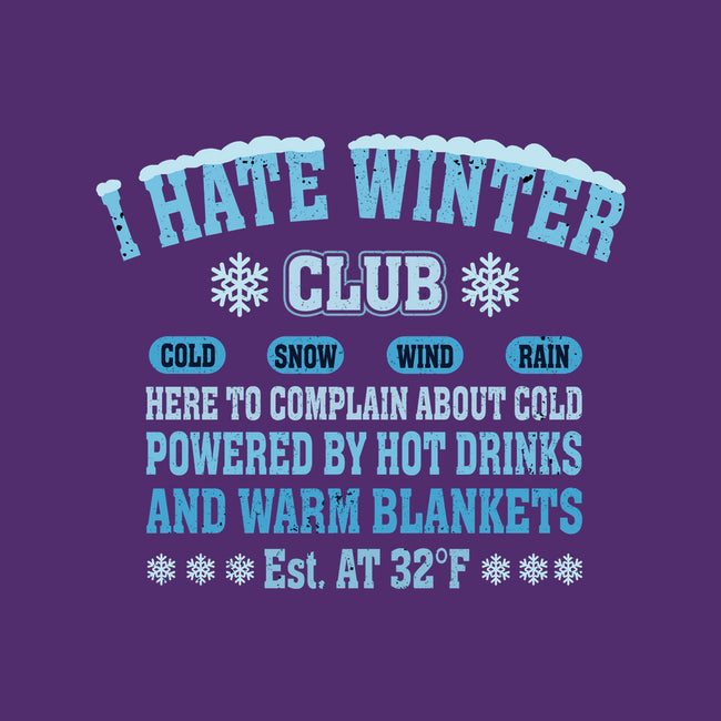 I Hate Winter Club-None-Glossy-Sticker-erion_designs