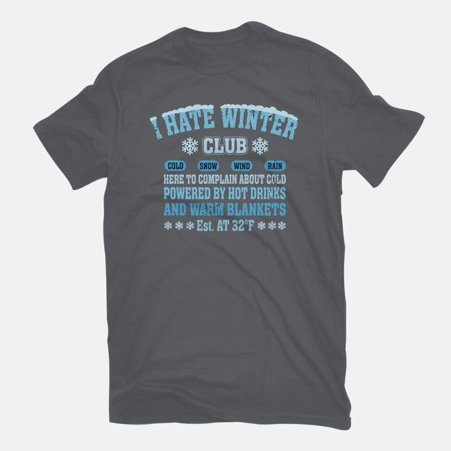I Hate Winter Club-Womens-Fitted-Tee-erion_designs