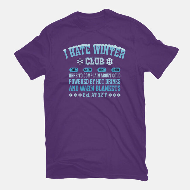 I Hate Winter Club-Womens-Fitted-Tee-erion_designs