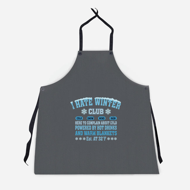 I Hate Winter Club-Unisex-Kitchen-Apron-erion_designs
