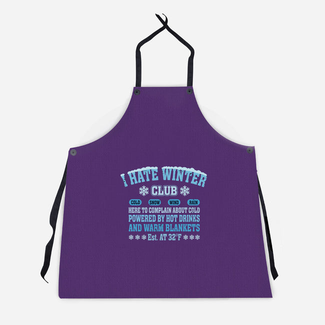 I Hate Winter Club-Unisex-Kitchen-Apron-erion_designs