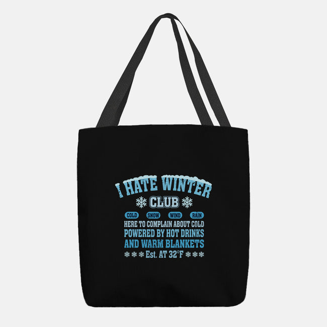 I Hate Winter Club-None-Basic Tote-Bag-erion_designs