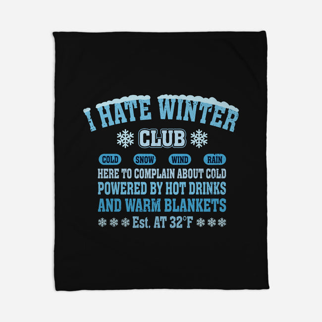 I Hate Winter Club-None-Fleece-Blanket-erion_designs