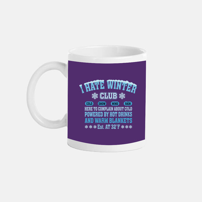 I Hate Winter Club-None-Mug-Drinkware-erion_designs