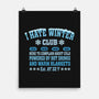 I Hate Winter Club-None-Matte-Poster-erion_designs