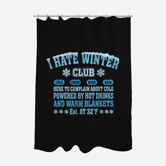 I Hate Winter Club-None-Polyester-Shower Curtain-erion_designs