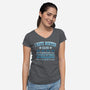 I Hate Winter Club-Womens-V-Neck-Tee-erion_designs