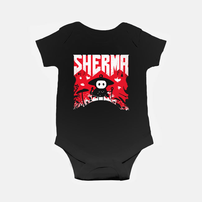Sherma Slayer-Baby-Basic-Onesie-rocketman_art