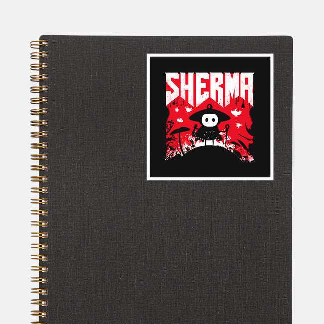 Sherma Slayer-None-Glossy-Sticker-rocketman_art