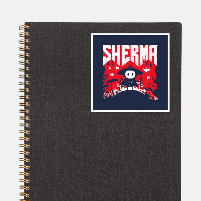 Sherma Slayer-None-Glossy-Sticker-rocketman_art
