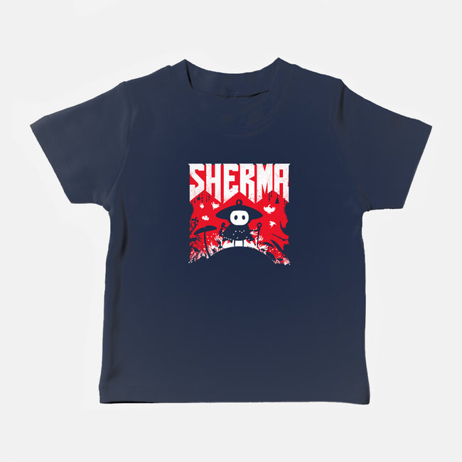 Sherma Slayer-Baby-Basic-Tee-rocketman_art