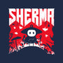 Sherma Slayer-Womens-V-Neck-Tee-rocketman_art
