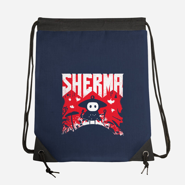 Sherma Slayer-None-Drawstring-Bag-rocketman_art