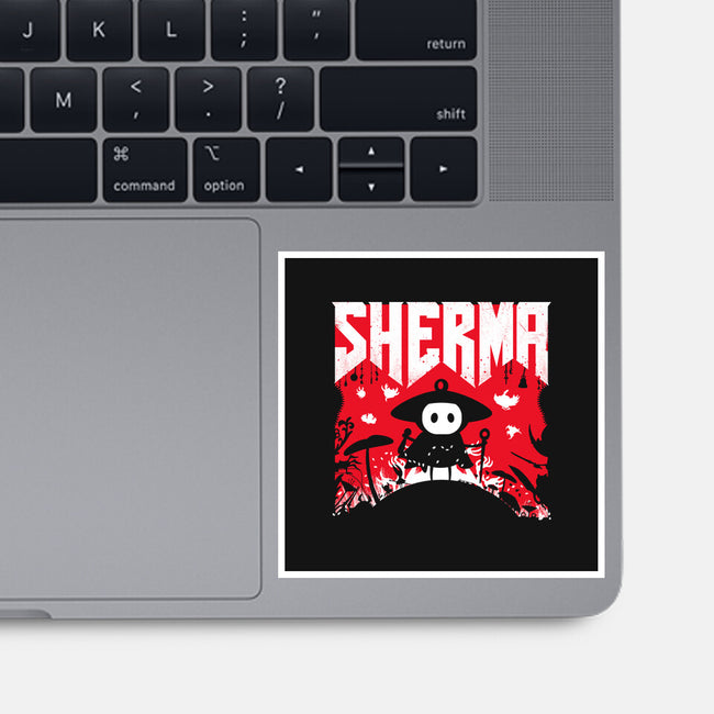 Sherma Slayer-None-Glossy-Sticker-rocketman_art