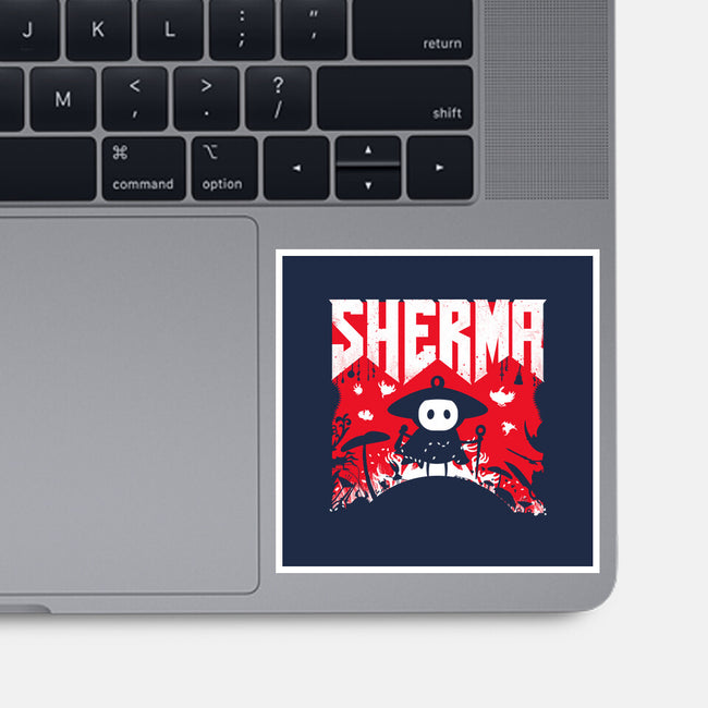 Sherma Slayer-None-Glossy-Sticker-rocketman_art