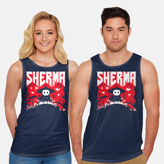 Sherma Slayer-Unisex-Basic-Tank-rocketman_art