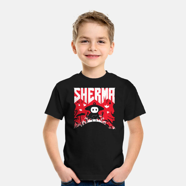 Sherma Slayer-Youth-Basic-Tee-rocketman_art