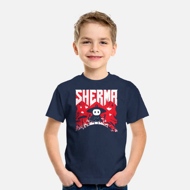 Sherma Slayer-Youth-Basic-Tee-rocketman_art