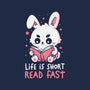 Life Is Short Read Fast-Womens-Fitted-Tee-koalastudio