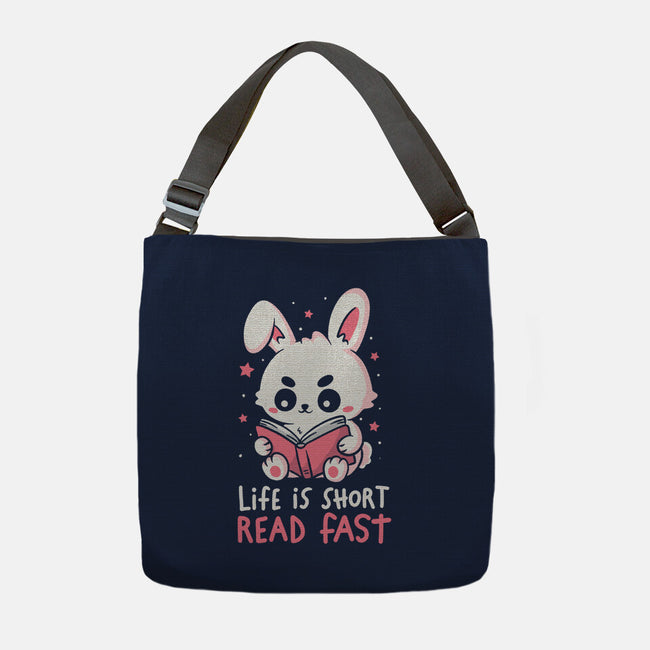 Life Is Short Read Fast-None-Adjustable Tote-Bag-koalastudio
