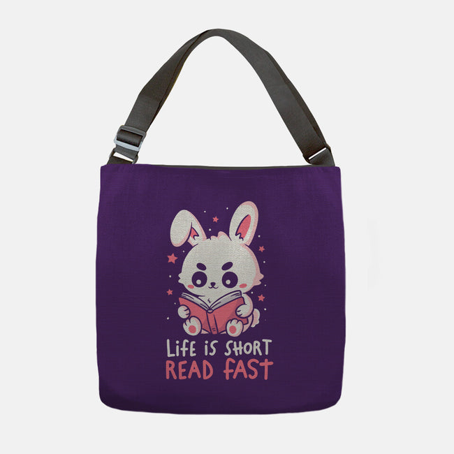 Life Is Short Read Fast-None-Adjustable Tote-Bag-koalastudio