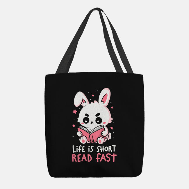 Life Is Short Read Fast-None-Basic Tote-Bag-koalastudio