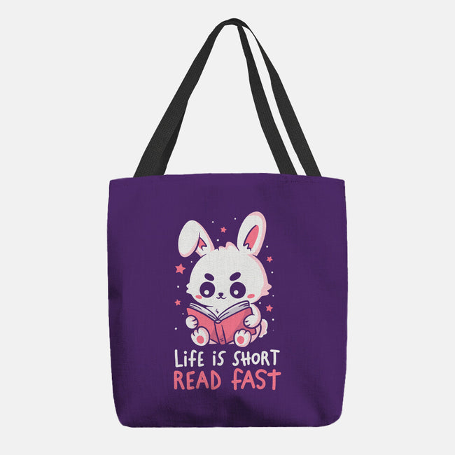 Life Is Short Read Fast-None-Basic Tote-Bag-koalastudio