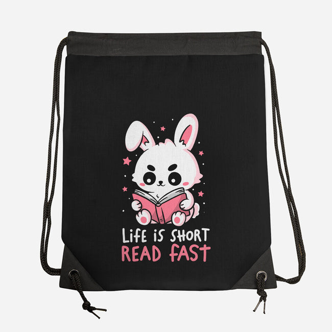Life Is Short Read Fast-None-Drawstring-Bag-koalastudio